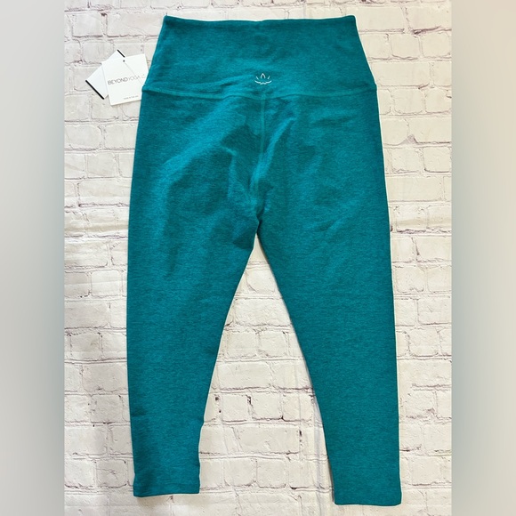 Beyond Yoga NWT Caught in the Midi Space Dye Legging Bali Blue Heather Teal XL - Picture 7 of 7